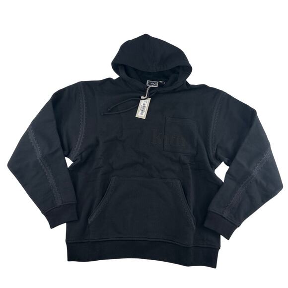 Kith Black Quinn Hoodie Size M - Picture 6 of 15